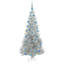vidaXL Christmas Tree with 150 LEDs with Stand Silver PET-150593259