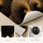 Tapis de cuisine lavables antidérapants Golden Swirls
