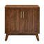 Buffet Mid-Century moderne cannelé avec tablettes réglables-1706443681