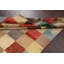 Tapis oriental unique à carreaux Gabbeh Kashkoli noué à la main 5 pi x 6 pi 2 po