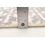 Tapis décoratif en viscose gris/Ivoire noué à la main New Age 5 pi 3 po x 7 pi 7 po one-of-a-kind