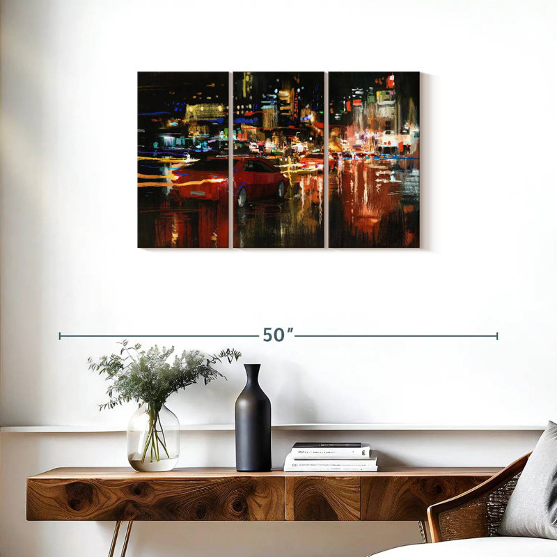 Mehar LA Night Rush, 20" H x 33" W