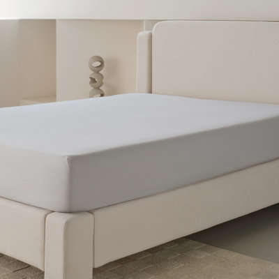 Double Stitch By Bedsure Cotton Tencel Fitted Sheet