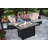 Endless Summer, The Marc, 40" x 28" Rectangle LP Gas Outdoor Fire Pit with Faux Wood Mantel