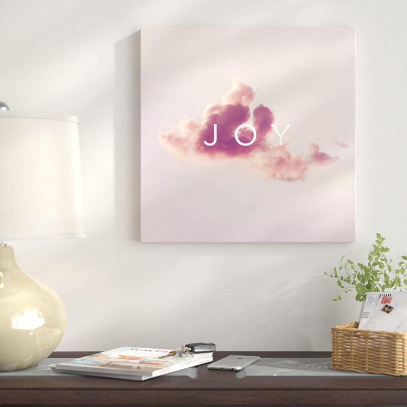 « the superior sensation : joy », reproduction d’impression sur toile, H 12 po x l 12 po x P 1,5 po, Toile tendue