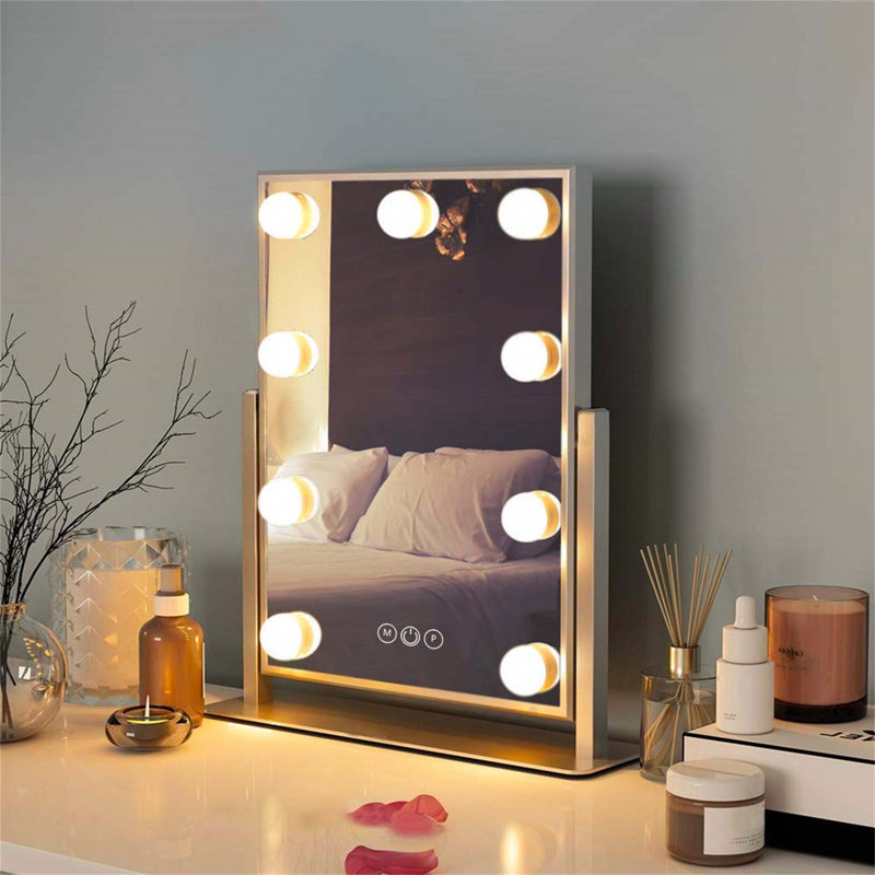 Demetrias Metal Rectangle Mirror, 48cm H x 36.5cm W