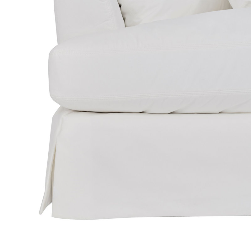 Kaniz Upholstered 93'' Sofa, White