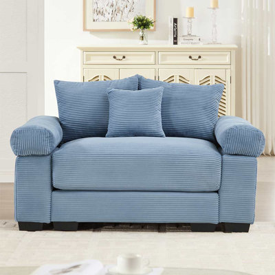 Fauteuil très large et épais avec accoudoirs
