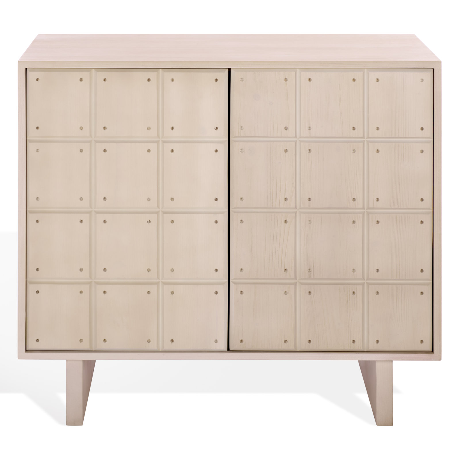 2-Door Enclosed Accent Cabinet, Sand