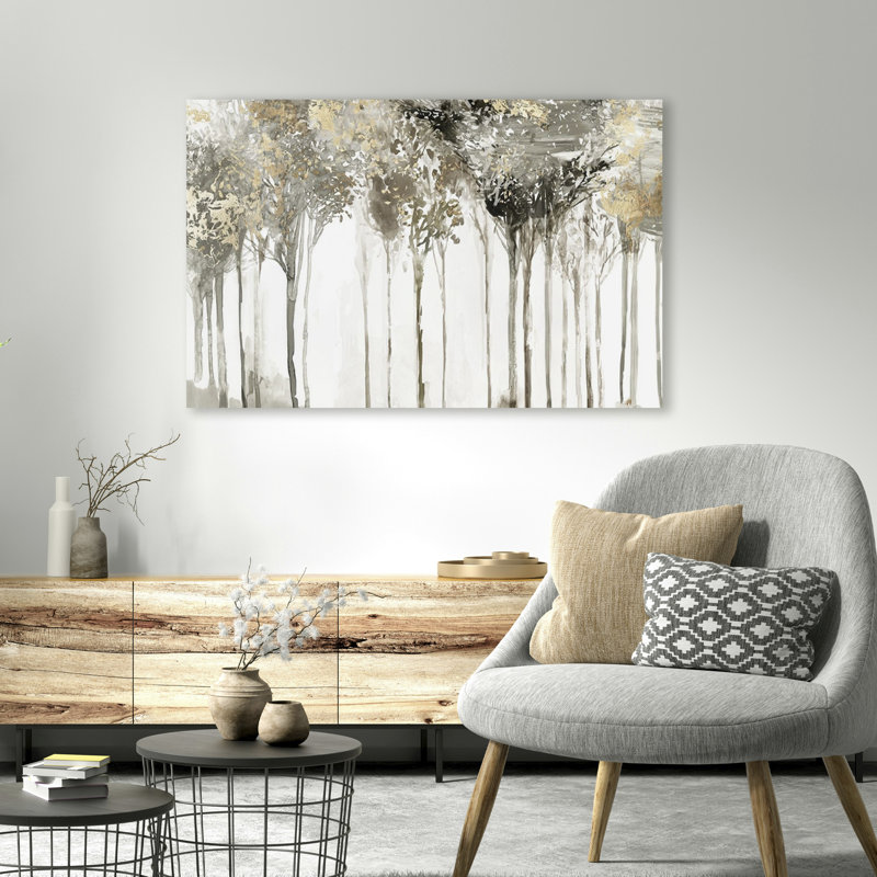 Golden Forest Lookout, reproduction d'art sur toile tendue