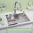 Undermount Sink Kitchen Sink, Stainless Steel Sink