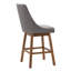 Tabouret de bar moderne en tissu, ensemble de 2-173843603