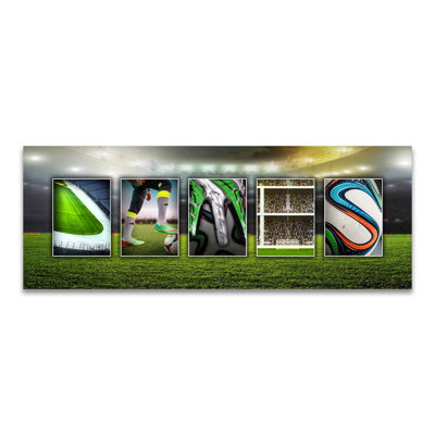 Soccer Futbol, nom d'art - cadeau personnalisé