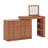 Vanity Desk With Mirror And Lights, Makeup Vanity Table With Flip-Top Tabletop And Drawers,Shelves-113546372