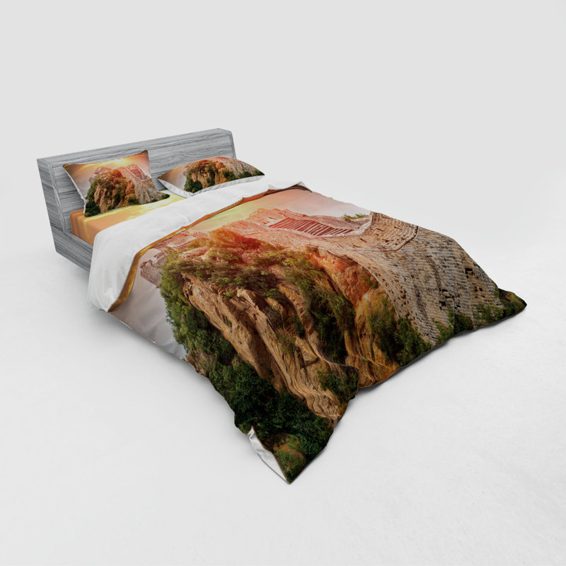 Eclectic Polyester Duvet Cover, Queen Duvet Cover + 3 Additional Pieces