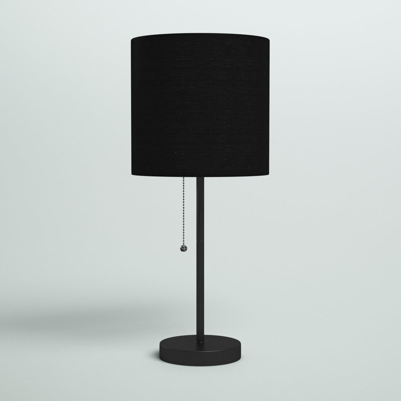 Lampe de table 19 po Margie, Noir