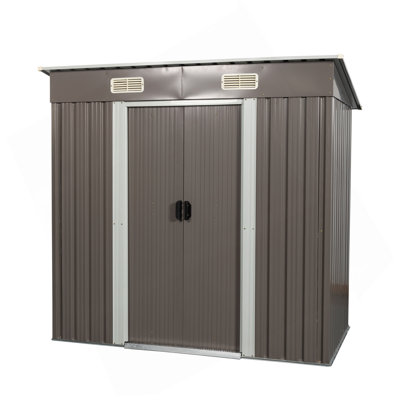 Spacious Outdoor Storage Shed With Apex Roof For Versatile Storage Needs