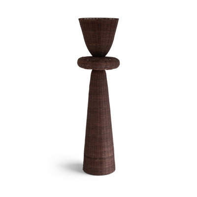 Kindred Brown Rattan Floor Lamp