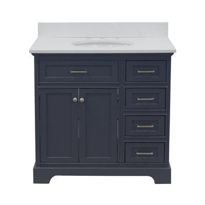 Ronnie 36'' Single Bathroom Vanity with Top