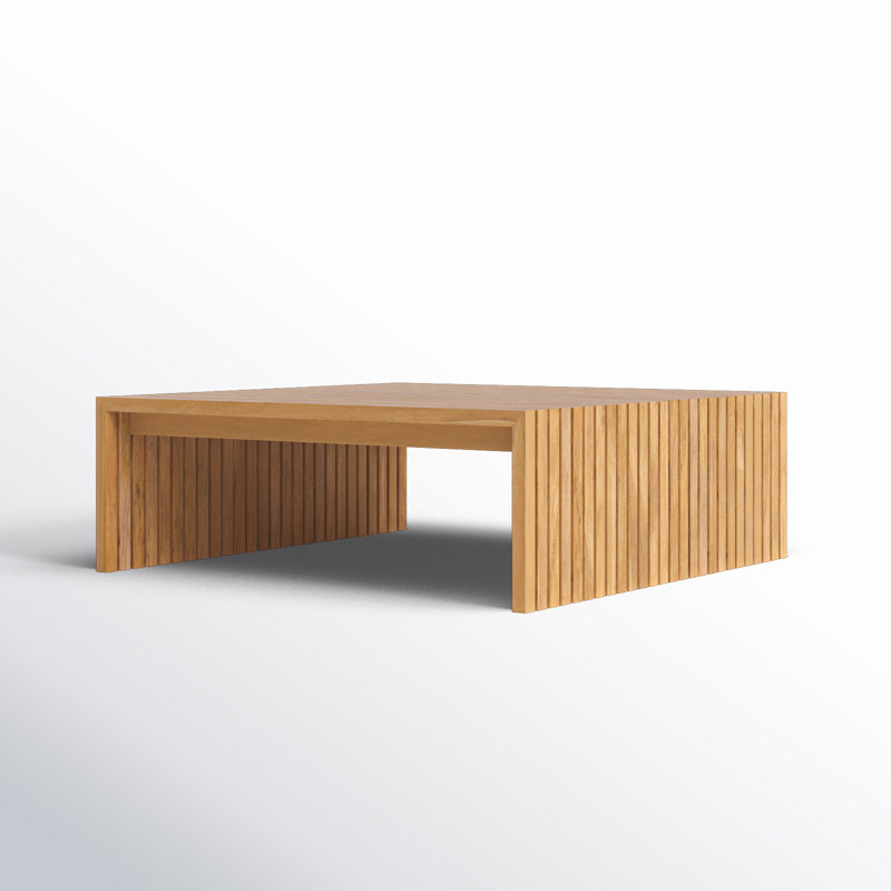 Essential Outdoor Square Teak Coffee Table