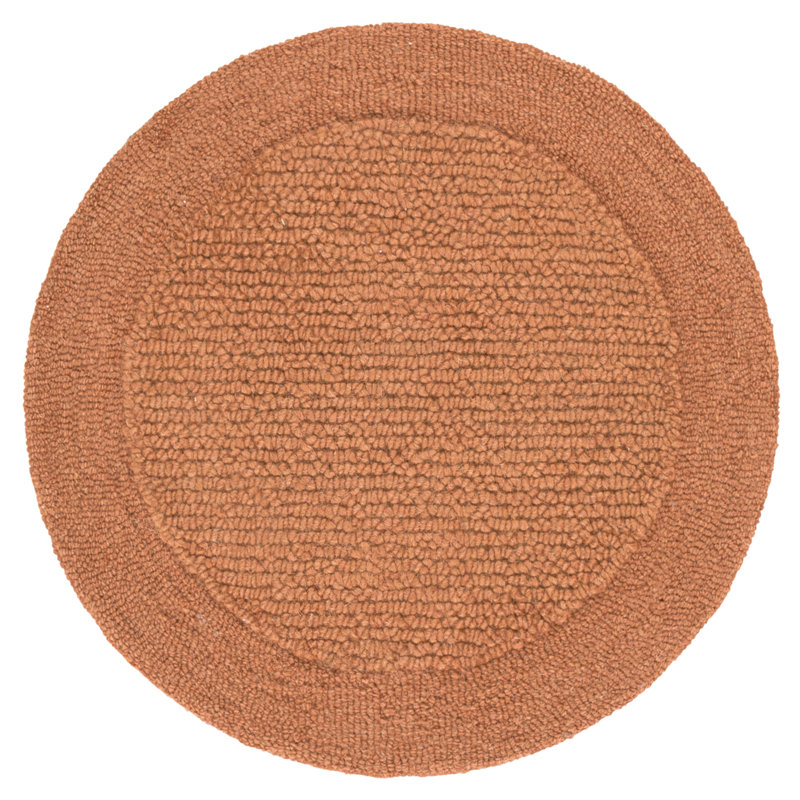 Tapis d'intérieur en laine touffeté à la main Novelty, Rond 3 pi