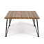 Table basse en bois et métal