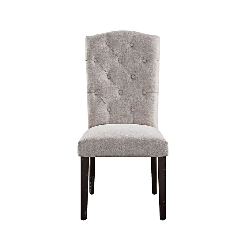 Chaise d'appoint rembourrée (ensemble de 2)