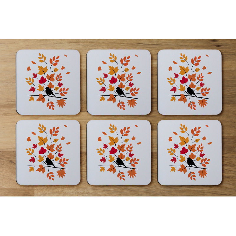 Square 6 Piece Coaster Set