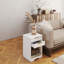 Table de chevet avec 2 tiroirs, table de bout, table de chevet avec espace ouvert, poignée dorée, design Morden, pour salon, chambre à coucher, assemblage facile