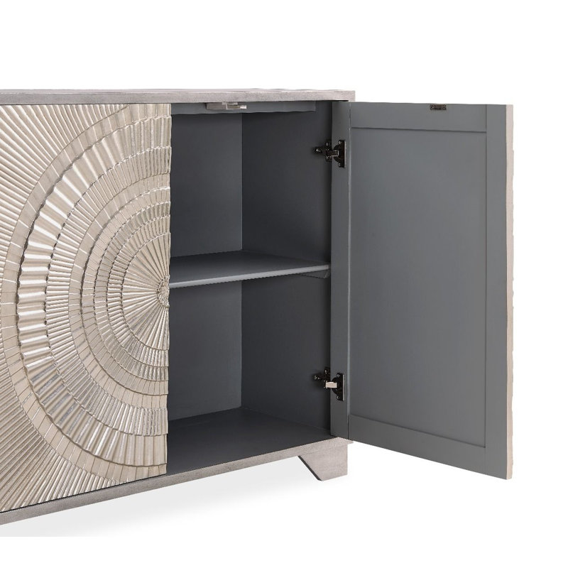 Maye 120cm Sideboard, Silver