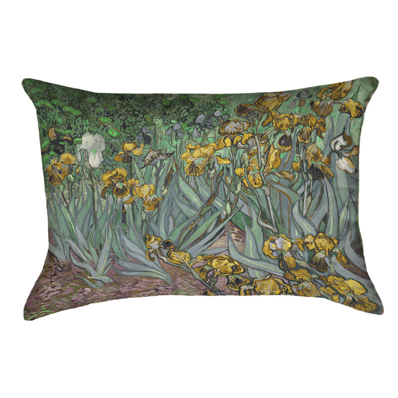 Housse de coussin Vincent Van Gogh, Jaune, Polyester/ Bourre en polyester