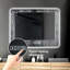 Bathroom Mirror With Led Lights Front And Backlit,  Anti-Fog Lighted Vanity Mirrors For Wall Mounted, 3 Colours And 5 Level Dimmable, Horizontal/Vertical