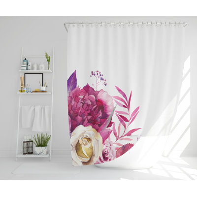 Eliscar Polyester Shower Curtain Set