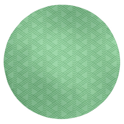 Chenille Geometric Indoor Rug