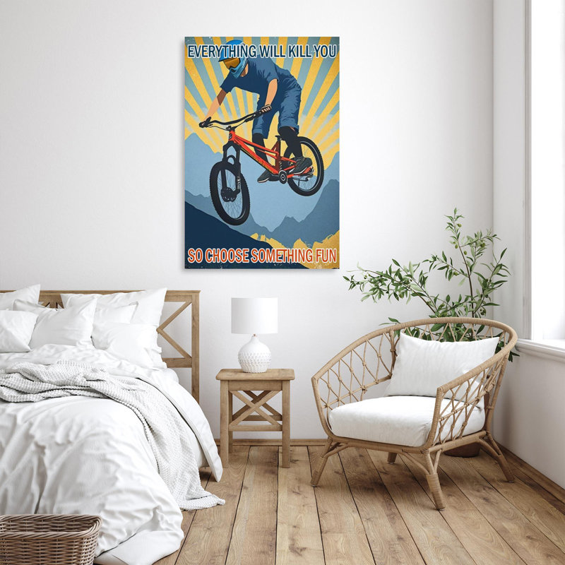 Impression sur toile, Mountain choisir, H 20 po x l 16 po x P 1,25 po