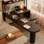 Bureau noir en bois massif en forme de L-1309346078-1309346076