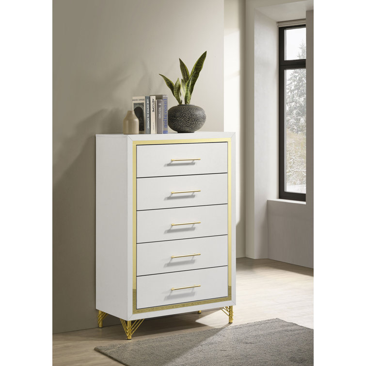 Commode 5 tiroirs Amatia