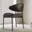Black Solid back side Chair(Set of 2)