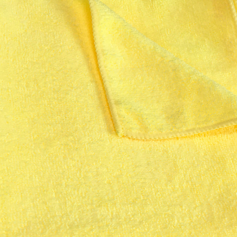 Chiffons de nettoyage en microfibre 16 x 16 Smart Choice (paquet de 12), L 12 po x L 12 po, Jaune