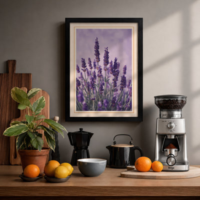 Lavender Study Botanical - Framed Print