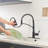 Single-Handle Pull-Down Sprayer 3 Spray Kitchen Faucet-64600622