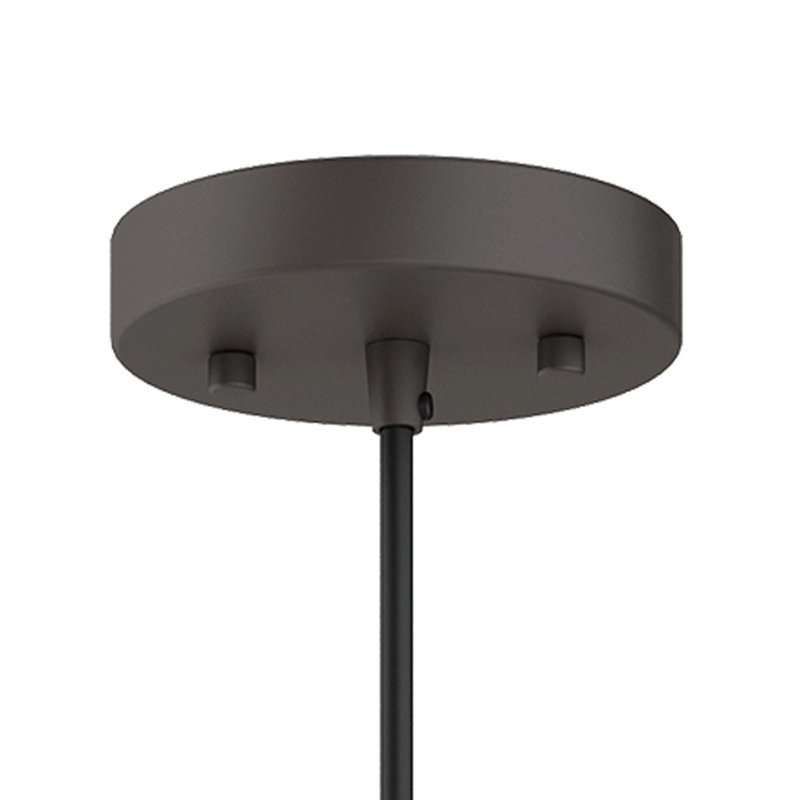 1 - Light Dark Bronze Dome Pendant