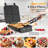 Non Stick Waffle Maker with LCD Screen