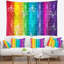Tapisserie abstraite d'illustration d'arc-en-ciel-28482730