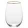 Mikasa Julie Gold Stemless Wine Glasses, 19.75-Ounce