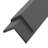 Interlocking Outward Corner Deck Trim in Gray-98741309