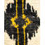Contemporary One-of-a-Kind 4' x 6'2" Hand Knotted Area Rug