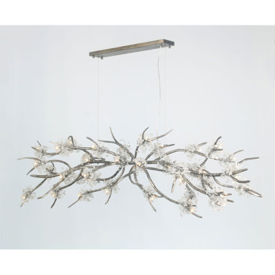 Light Sputnik Modern Linear Brandolini Branch Chandelier