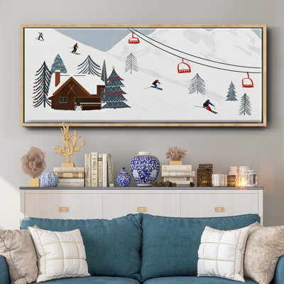 Collection «Ski Slope», toile encadrée