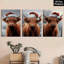 3 Piece Wrapped Canvas Print